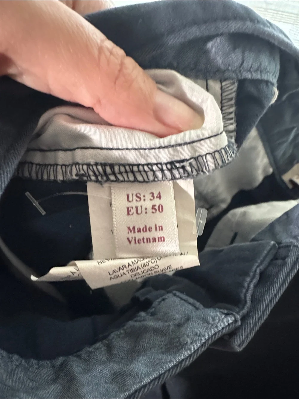 Original Penguin Men's Dark Navy Flat-Front Shorts
